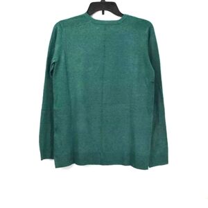 Women's long sleeve soft green sweater